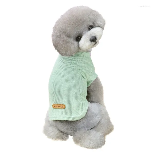 Ropa para perros 2024 Primavera de verano Transpirable Chaleco de peluche fresco Camiseta para mascotas Imprimir Ropa para cachorros para Poodle Chihuahua S-XXL