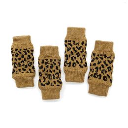 Vêtements pour chiens 2 paires de chaussettes de genou à tricoter protectrices et chaudes pour chiens soins compagnon à quatre pattes doux