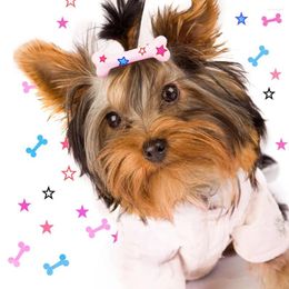 Hondenkleding 2 stks een set bothaar clips huisdier haarspeld mode creatieve puppy honden decor kat meisjes barrette accessoires