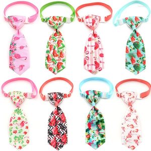 Hondenkleding 30/50 stuks Honden Huisdieren Verzorgingsbenodigdheden Zomerstijl Flamingo Accessoires Strikjes Stropdas Voor Stropdas