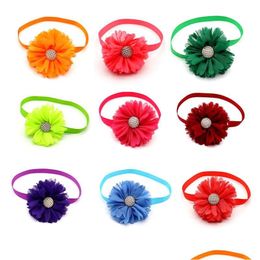 Vêtements pour chiens 30 pièces produit pour animaux de compagnie fleur chiot chat noeuds papillon cravate collier réglable noeuds papillon accessoires de toilettage livraison directe maison G Dhunt