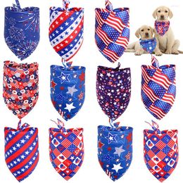 Hondenkleding 30 stks Dogs bandanas voor 4 juli Bulk kleine kat onafhankelijkheidsdag Pet Bandana verzorgingsproducten