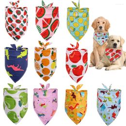 Ropa para perros 30 unids bufanda pequeña bandana para mascota gato cachorro baberos bandanas perros mascotas accesorios de aseo suministros de verano