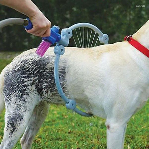 Ropa para perros 360 grados bañera de mascotas bañera de baño kit de herramienta de ducha kit limpiador lavadora por bulbo estacionamiento de lavado perfecto