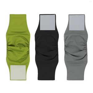 Vêtements pour chiens 3 pièces mâle chiot couche-culotte pantalon haute absorption élastique fournitures pour animaux de compagnie réutilisable doux ventre bande enveloppement toilette formation lavable