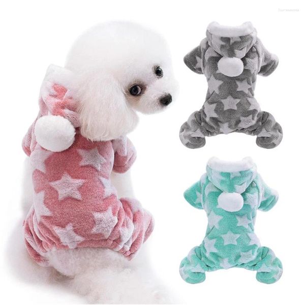 Appareils pour chiens 4 couleurs S-2xl Pet Puppy Pyjamas Jumps Cropt Coton Metter Soft Cotton Coat pour les petits chiens chats