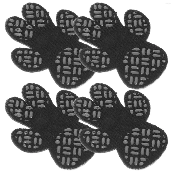 Vêtements pour chiens 4 pièces Coussin de protection des pieds Patch confortable Coussinets antidérapants Patchs pour animaux de compagnie en plein air Petit protecteur de gel de silice antidérapant