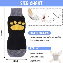 Appareils pour chiens 4 paires chaussettes antidérapantes pour animaux