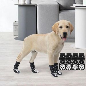 Ropa para perros 4pcs calcetines gatos bonitos mascotas decoración impresa no desamparada