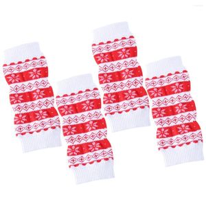 Appareils pour chiens 4pcs Chiens Gouchons Hock Protector Joints Soutient les leggings d'hiver Coton chaussettes de genou pour petit moyen