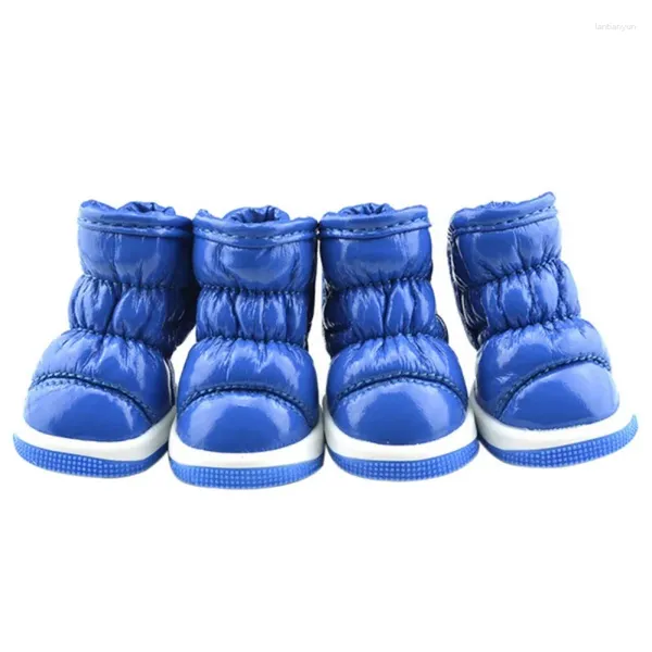 Vêtements pour chiens 4pcs / chiens sets chaussures d'automne bottes de neige d'hiver