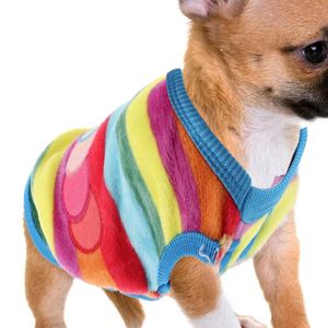 Appareils pour chiens 4pcs Conservation chaleureuse Vêtements d'animaux de compagnie Flanelle