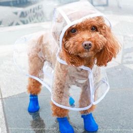 Ropa para perros 5 colores abrigo de lluvia de mascotas para perros pequeños