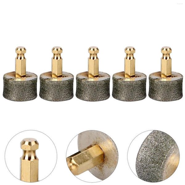 Ropa para perros 5 PCS Pet Nail Grinder Molienda Cabezal Recortador Pulidor Pulidor Rueda Archivo Patas eléctricas Herramienta de aseo