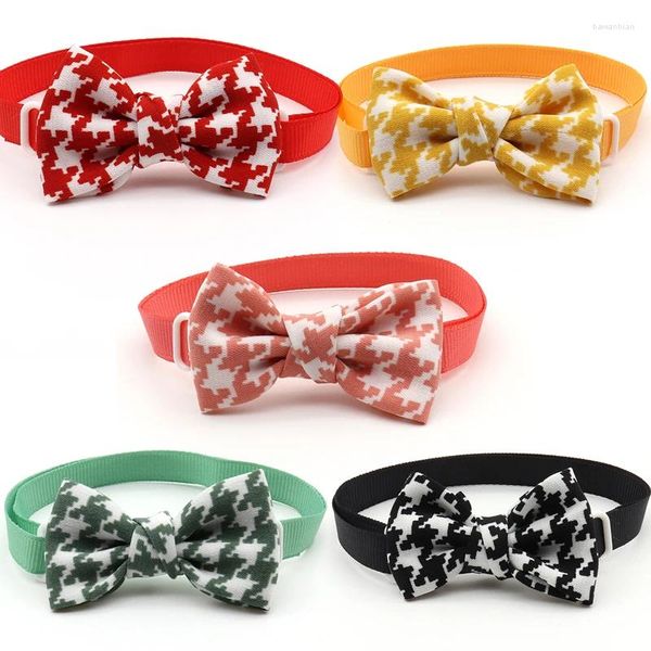 Ropa de perro 50/100 PC Accesorios pequeños Lintas Pets Bowknot Pets Bow Bowtable Bowtie Supplies Grooming