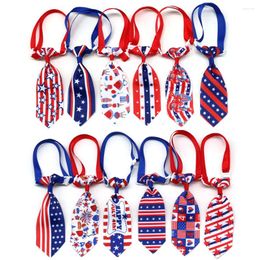 Dog Apparel 50/100ps Bowties Fashion Cute Neckties For Small Dogs Cats Cat Puppy Ties Bow Accessories 4th July