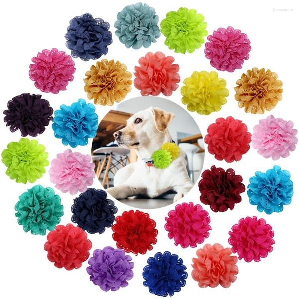 Ropa para perros 50pcs collar grande accesorios grandes accesorios de lazo de lazo deslizable gato de gato productos de moda para perros