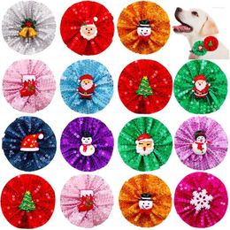 Abbigliamento per cani 50 pezzi Articoli per animali domestici di Natale Accessori per collari Farfallino scorrevole Toelettatura per cani piccoli