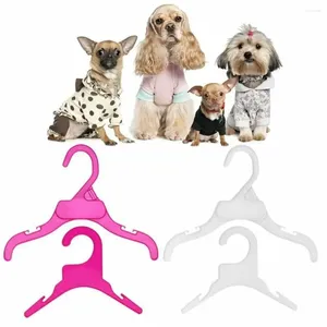 Vêtements de chien 5pcs vêtements de cintre en plastique accessoires accessoires de produits pour animaux de compagnie stockage vêtements de chat
