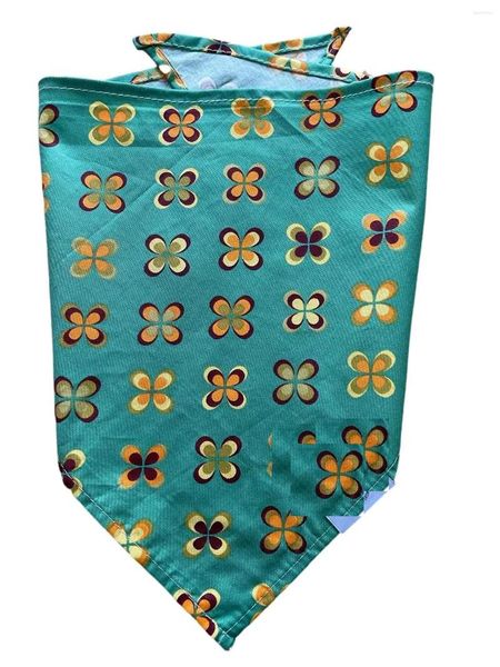 Vêtements de chien 60pcs / lot printemps été chanceux herbe animal de compagnie chiot chat bandanas collier écharpe cravate mouchoir GR221-9