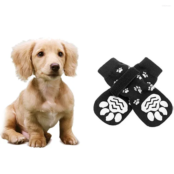 Ropa para perros 8 unids adorables calcetines para mascotas resistente al desgaste transpirable accesorio para cachorros