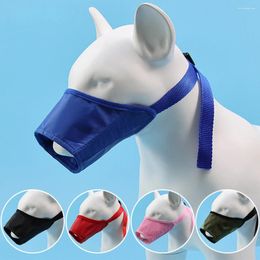 Accessoires de vêtements pour chiens, couvre-bouche réglable, masque Anti-morsure et aboiement, fournitures pour animaux de compagnie, Ropa Para Perros