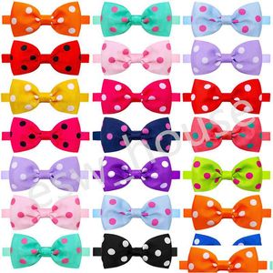 Hondenkleding accessoire boogtjes 16 kleuren kat schattige polka stropdies verstelbare huisdier verzorging spullen drop levering home tuin dhu8f