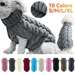 Vêtements d'hiver en fibre acrylique pour chiens, vêtements tricotés pour petits et moyens chiens, Chihuahua, chiot, pull Yorkshire