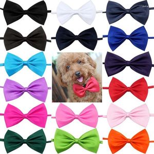 Appareils pour chiens réglables 50/100 PCS / Lot Couleurs de mixage Couleurs Bowties Chiot en gros chaton Colliers Chiens lapins Bow Ties Pet Grooming Produit