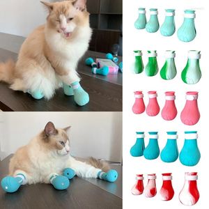 Vêtements pour chiens lavage de bain réglable couverture de chats de chat ongles Pied Protecteur pour animaux de compagnie anti-morsure pour bottes de chaussures anti-rayures