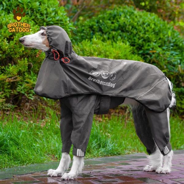 Panque de prouvoir réglable pour chiens pour animaux de compagnie tout-en-un de grande taille à capuche à quatre pattes poncho