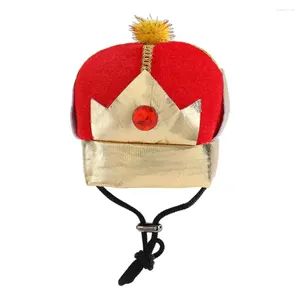 Hondenkleding Verstelbare maat Pet Hat Cartoon King Shape Schattige kroon voor honden Cosplaybenodigdheden