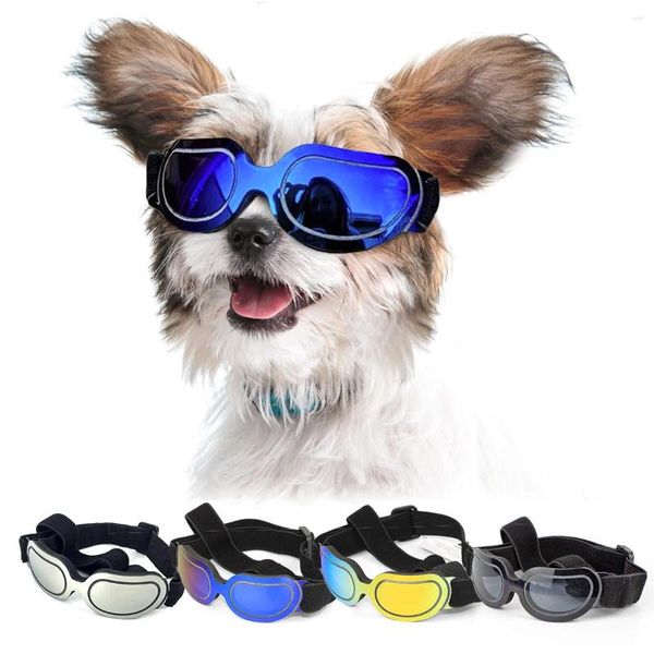 Gafas de sol ajustables para ropa para perros para perros pequeños y grandes perros gatos cachorros para al aire libre suministro de juguetes