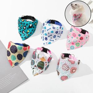 Hond Kleding Verstelbare Driehoekige Bandana Huisdier Puppy Kat Sjaal Bandana Kraag Hals Honden Kitten Speeksel Handdoek PU Strikjes