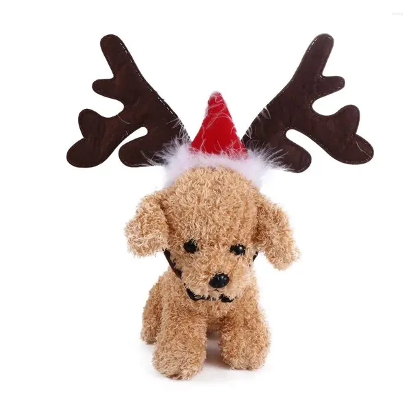 Ropa para perros Adorable Tocado divertido Gato clásico Cosplay Fiesta Decoraciones navideñas Suministros para mascotas de moda Cachorro Elk Antlers Adornos