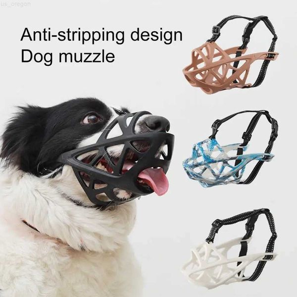 Ropa para perros Anti-mordida Resistente al desgaste Mascota Anti-ladrido Bozal Protector facial Transpirable BPA Suministros para cachorros Accesorios para perros ropa para perros