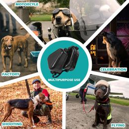 Hondenkleding Anti -lawaai Pet Earmuffs Middelgrote lipbescherming Reductie Hunting Comfort en schieten W2F5