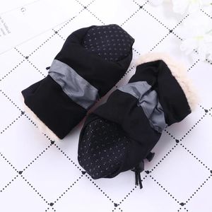 Ropa para perros Zapatos antideslizantes: Protector de felpa Botines para gatos y cachorros Cubierta de 4 piezas Zapatos gruesos