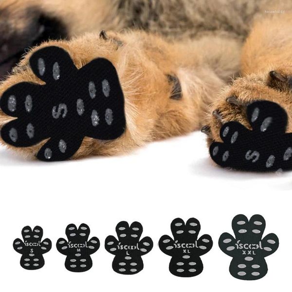 Vêtements pour chiens Coussinets antidérapants Protecteurs de pattes imperméables Chaussures auto-adhésives Bottines Chaussettes Patch de pied de remplacement pour empêcher les chiens de glisser