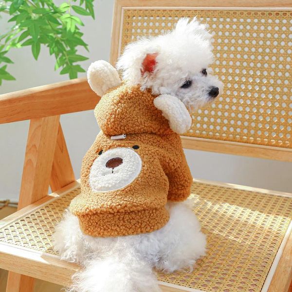 Vêtements pour chiens automne et vêtements d'hiver pour animaux de compagnie LAMB PULAT CHEATER CHEATOR MODE STTEMINE MODE MODE MODE YORKSHIRE POODLE