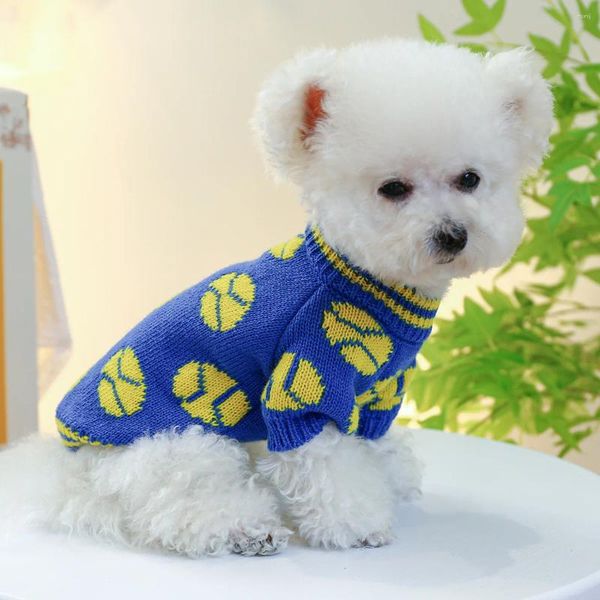 Ropa para perros Otoño e invierno Ropa para mascotas Camisa de punto cómoda y cálida Pequeño suéter de moda de punto de tamaño mediano Chihuahua