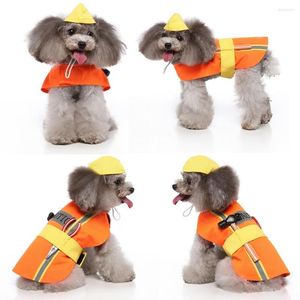 Vêtements pour chiens Automne Hiver Funny Pet Cat Warm Halloween Costume Vêtements Jeu de rôle avec chapeau Dress Up Accessoires