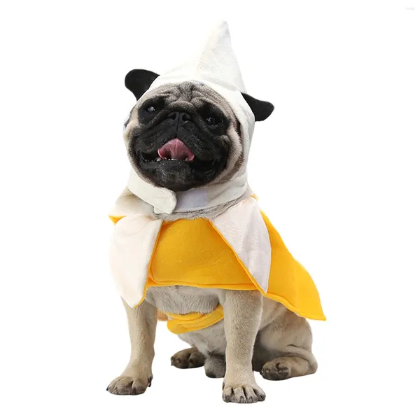 Ropa para perros Plátano Pequeño disfraz para mascotas Súper lindo y divertido para mascotas Uso diario o caminar
