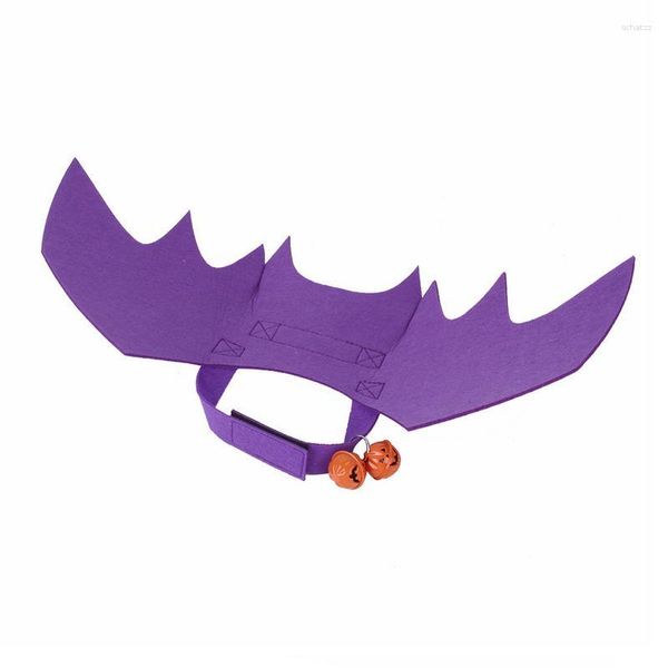 Vêtements pour chiens ailes de chauve-souris chiot tenues Costume de jeu de rôle décoration de fête d'halloween accessoires de Cosplay de chat