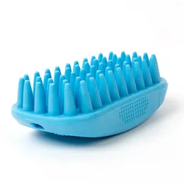 Vêtements pour chiens Brosse de bain Shampooing en silicone pour animaux de compagnie Massage doux Produits capillaires Accessoires