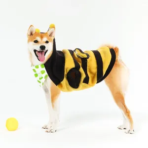 Vêtements pour chiens Bee Cosplay Vêtements en une seule pièce Costume d'automne et d'hiver Costume à quatre jambes