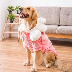 Vêtements pour chiens Big Pyjamas Casual Home Wear Automne Hiver Chaud Doux Flanelle Mignon Chiens Vêtements Pour Grand Labrador Doberman Manteaux Pour Animaux De Compagnie