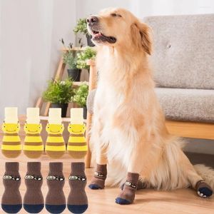 Vêtements pour chiens Grandes chaussettes pour empêcher le léchage pour les planchers de bois dur Contrôle de traction pour animaux de compagnie / Trottoir froid Protecteur antidérapant antidérapant