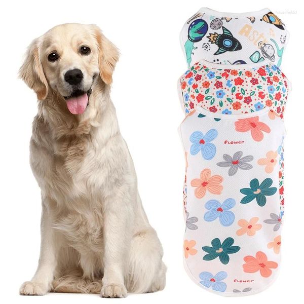 Ropa para perros Chaleco grande Ropa de verano Moda Ropa para mascotas Suave transpirable Bulldog francés Camiseta para perros Cachorro Primavera