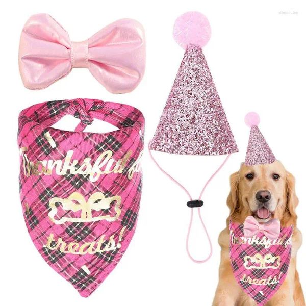 Appareils pour chiens Birthday Party Supplies Chapeaux Bow Tie Decoration Favors Costumes de chiens Costumes Pet pour petit